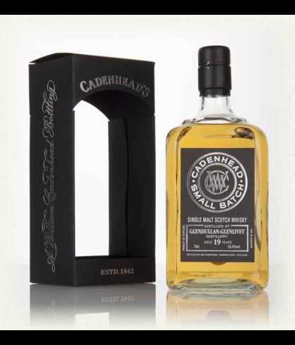 Fles Cadenhead&rsquo;s Glendullan 19 Years Old, single malt whisky, op voorraad bij slijterij t Bockje in Bathmen