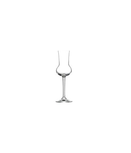 Grappa glas, fles bij slijterij t Bockje in Bathmen