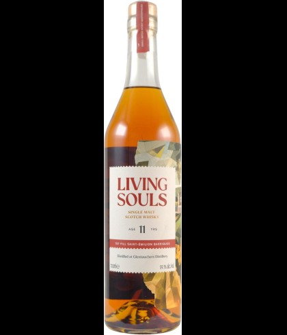 Fles Living Souls Glentauchers 11 Years Old, single malt whisky, op voorraad bij slijterij t Bockje in Bathmen