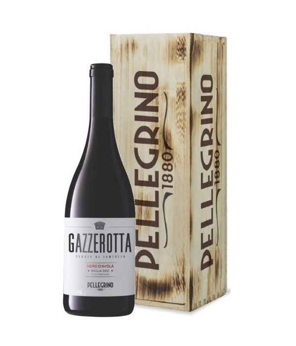 Pellegrino Gazzerotta Nero d’Avola Magnum in kist, wijn bij t Bockje in Bathmen