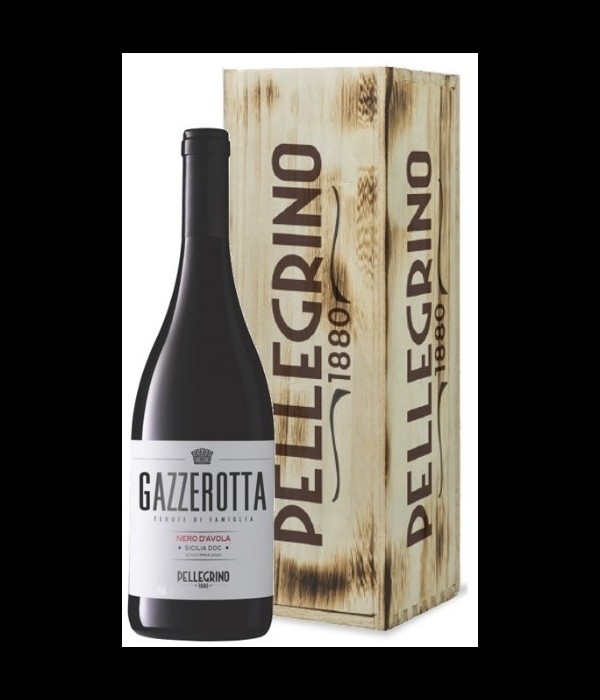 Pellegrino Gazzerotta Nero d’Avola Magnum in kist, wijn bij t Bockje in Bathmen