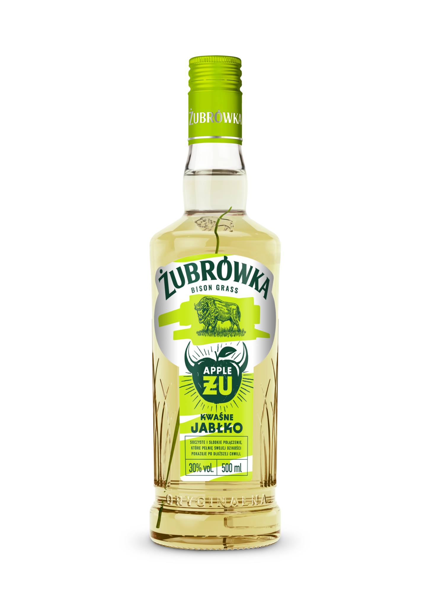 Wodka Zubrowka Fresh Kwaśne Jabłko van Zubrowka, op voorraad bij slijterij ’t Bockje in Bathmen