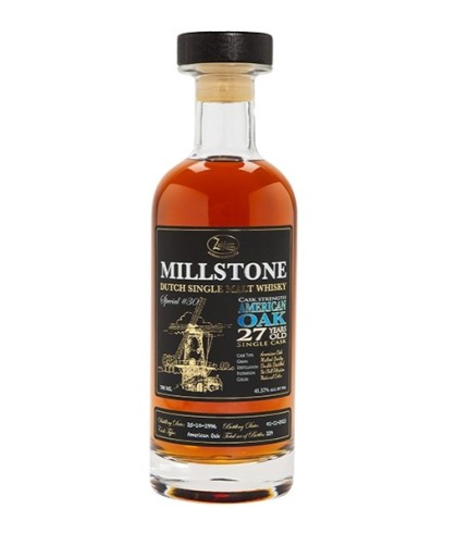 Fles Millstone Special #30 American Oak 27 Years Old 1996, Nederlandse whisky van Zuidam Distillers, op voorraad bij slijterij t Bockje in Bathmen