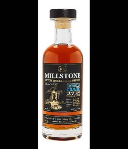 Fles Millstone Special #30 American Oak 27 Years Old 1996, Nederlandse whisky van Zuidam Distillers, op voorraad bij slijterij t Bockje in Bathmen