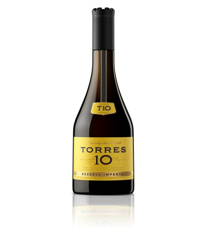 Torres Brandy 10Y Reserva Imperial, bij slijterij t Bockje in Bathmen