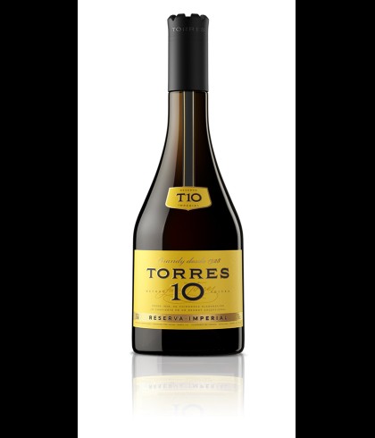 Torres Brandy 10Y Reserva Imperial, bij slijterij t Bockje in Bathmen