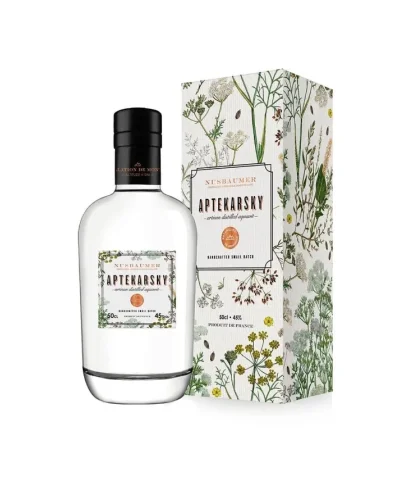 Nusbaumer Aptekarsky Artisan Distilled Aquavit bij t Bockje in Bathmen