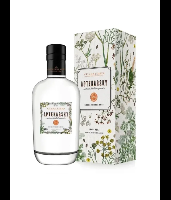 Nusbaumer Aptekarsky Artisan Distilled Aquavit bij t Bockje in Bathmen