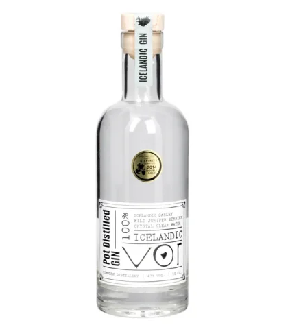 Fles Vor Icelandic Premium Gin, gin, bij slijterij ’t Bockje in Bathmen