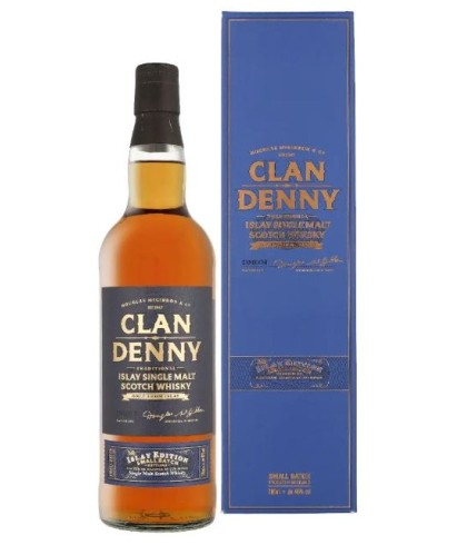 Fles Clan Denny Traditional Islay Single Malt Whisky #DMG04, whisky, bij slijterij ’t Bockje in Bathmen