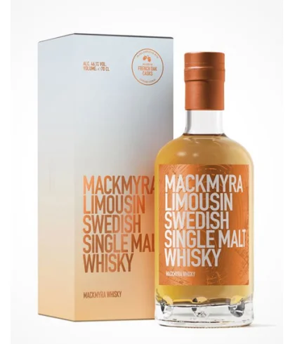 Fles Mackmyra Limousin, Zweedse single malt whisky, op voorraad bij slijterij t Bockje in Bathmen