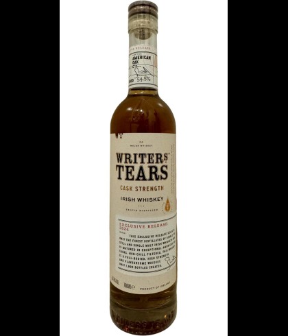 Fles Writers Tears Cask Strength 2024 Limited Edition, Ierse whiskey van Walsh Whiskey, op voorraad bij slijterij t Bockje in Bathmen