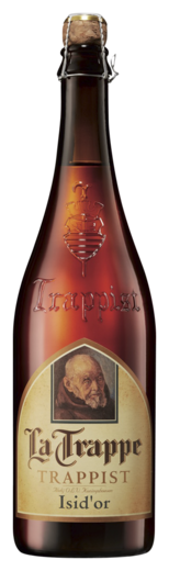 Fles La Trappe Trappist Isid’or, bier van La Trappe, op voorraad bij slijterij ’t Bockje in Bathmen