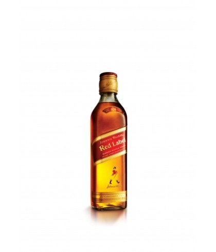 Fles blended Scotch van Johnnie Walker, op voorraad bij slijterij t Bockje in Bathmen