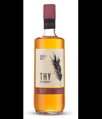 Fles Thy Danish Single Malt Whisky, whisky, op voorraad bij slijterij t Bockje in Bathmen