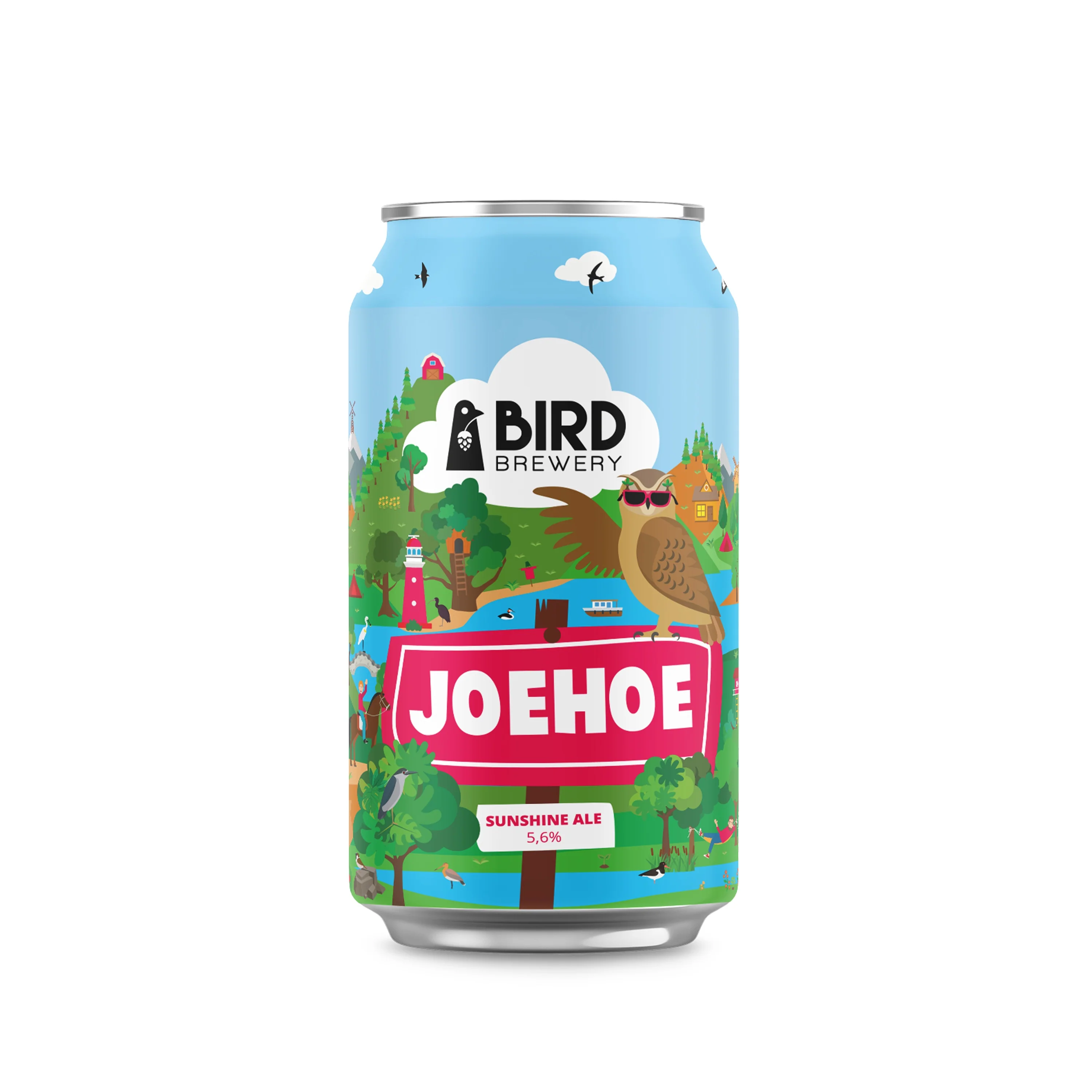 Fles Bird Brewery Joehoe, bier van Bird Brewery, bij slijterij t Bockje in Bathmen