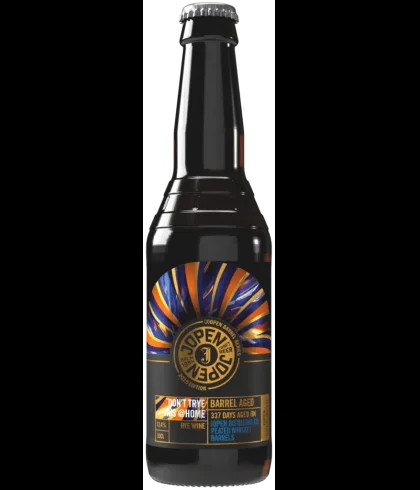 Jopen Barrel Aged Don’t TRye This @Home BA Rye Wine Peated Whisky, bier op voorraad bij slijterij t Bockje in Bathmen