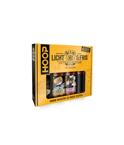 Geschenk Brouwerij Hoop Licht & Fris geschenkverpakking van Brouwerij Hoop, bij slijterij ’t Bockje in Bathmen