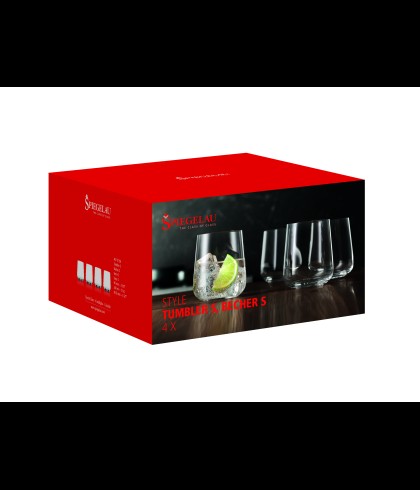 Glas Spiegelau Tumbler (set van 4) van Spiegelau, bij slijterij ’t Bockje in Bathmen