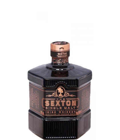 Fles The Sexton Single Malt - Irish Whiskey, whisky, op voorraad bij slijterij t Bockje in Bathmen