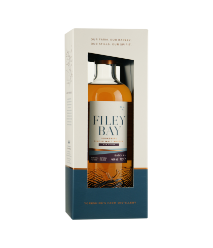 Fles Filey Bay STR Finish Batch 4, single malt whisky, op voorraad bij slijterij t Bockje in Bathmen