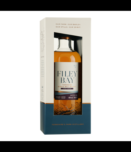 Fles Filey Bay STR Finish Batch 4, single malt whisky, op voorraad bij slijterij t Bockje in Bathmen