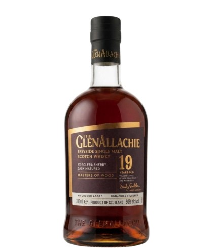 Fles GlenAllachie Masters of Wood 19Y Ex-Solera, single malt whisky, op voorraad bij slijterij t Bockje in Bathmen