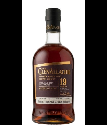 Fles GlenAllachie Masters of Wood 19Y Ex-Solera, single malt whisky, op voorraad bij slijterij t Bockje in Bathmen