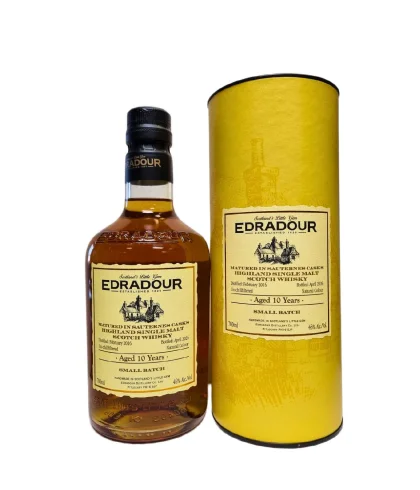Fles Edradour 2016 Sauternes Cask Matured, single malt whisky, op voorraad bij slijterij t Bockje in Bathmen