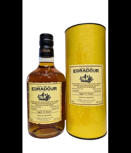 Fles Edradour 2016 Sauternes Cask Matured, single malt whisky, op voorraad bij slijterij t Bockje in Bathmen