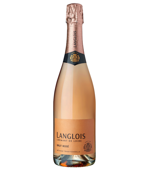 Langlois Crémant de Loire Cuvée Brut Rosé, wijn bij t Bockje in Bathmen