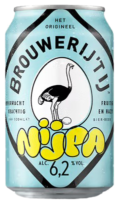 Fles Brouwerij 't IJ Nijpa, bier van Brouwerij 't IJ, op voorraad bij slijterij t Bockje in Bathmen