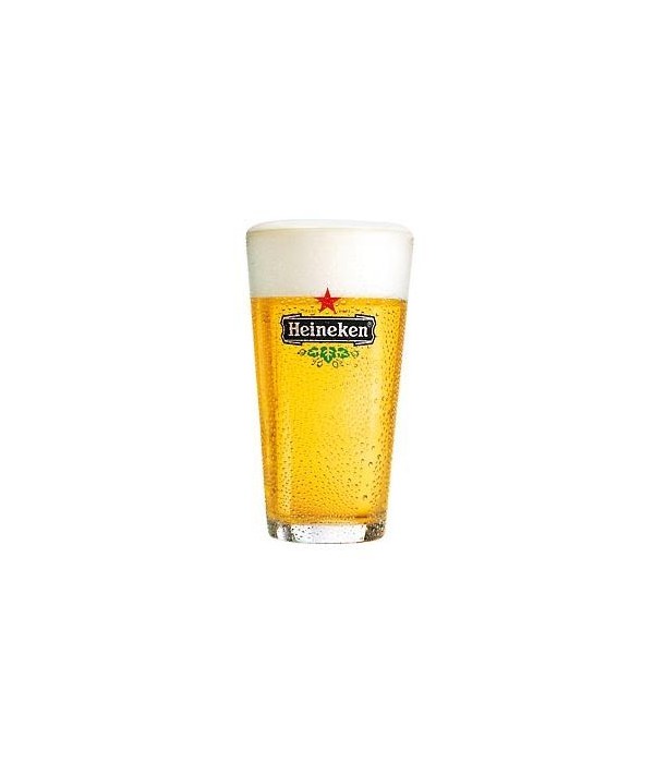 Heineken bierglas vaasje 25 cl bij t Bockje in Bathmen