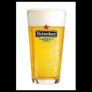Heineken bierglas vaasje 25 cl