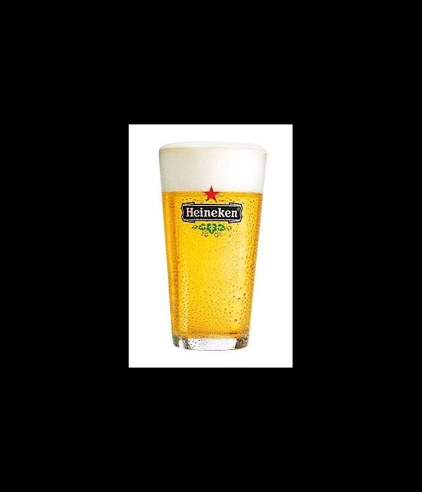 Heineken bierglas vaasje 25 cl bij t Bockje in Bathmen