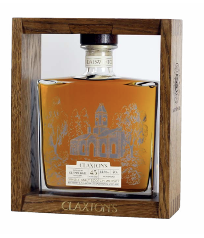 Fles Dalswinton Glenburgie 45 Years Old 1975, single malt whisky, op voorraad bij slijterij t Bockje in Bathmen