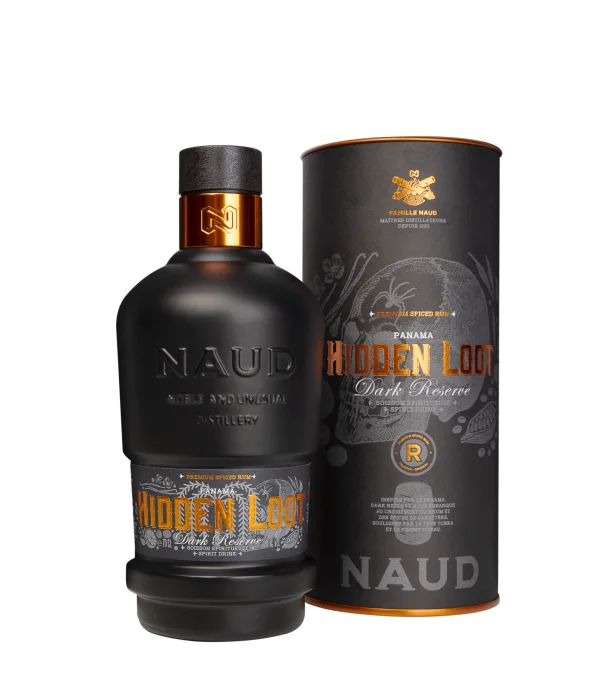Naud Hidden Loot Dark Reserve Premium Spiced Rum bij t Bockje in Bathmen
