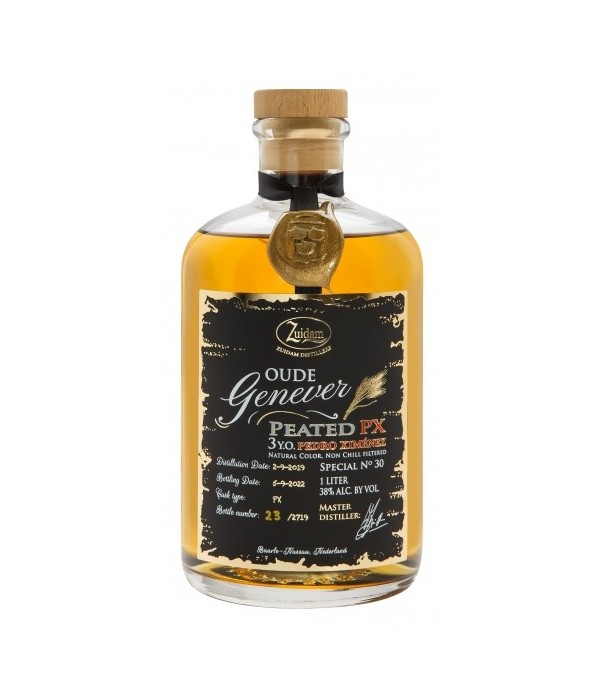 Zuidam Special #30 Oude Genever 3 Years Old Peated PX bij t Bockje in Bathmen