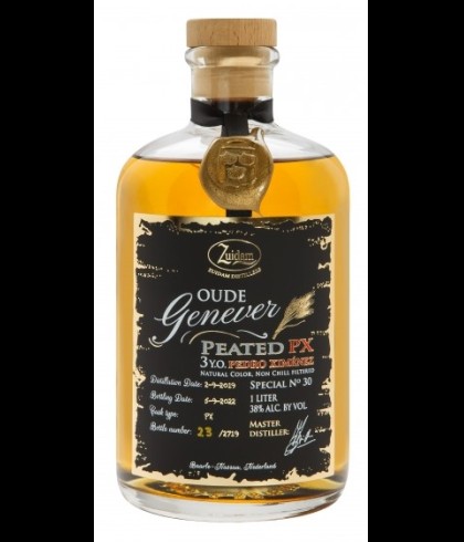 Zuidam Special #30 Oude Genever 3 Years Old Peated PX, jenever bij slijterij t Bockje in Bathmen