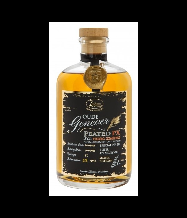 Zuidam Special #30 Oude Genever 3 Years Old Peated PX bij t Bockje in Bathmen