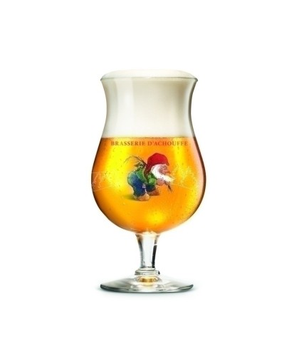 La Chouffe bierbokaal 25cl., glas bij t Bockje in Bathmen