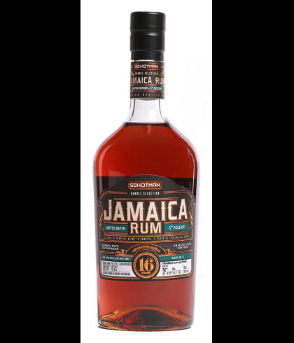 Fles Schotman Barrel Selection Long Pond 16Y 5th Release #47, rum, op voorraad bij slijterij t Bockje in Bathmen