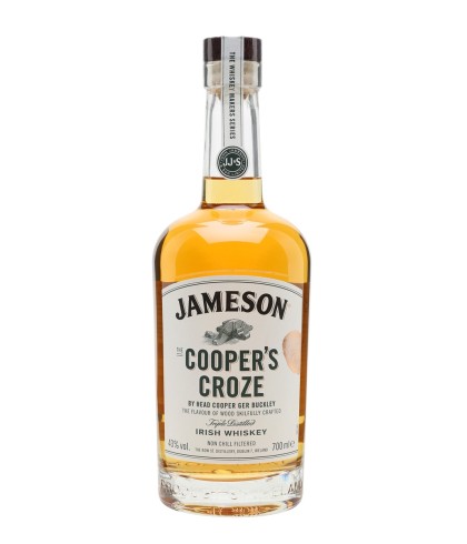 Fles Iers whiskey van Jameson, op voorraad bij slijterij t Bockje in Bathmen