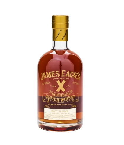 Fles single malt van bottelaar James Eadie, op voorraad bij slijterij t Bockje in Bathmen