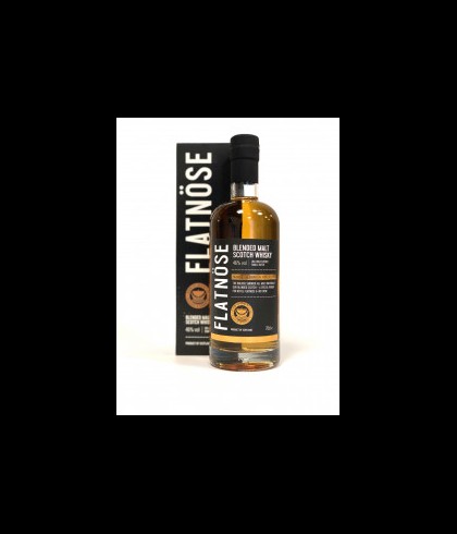 Fles Flatnöse Blended Malt Scotch Whisky, whisky, op voorraad bij slijterij t Bockje in Bathmen