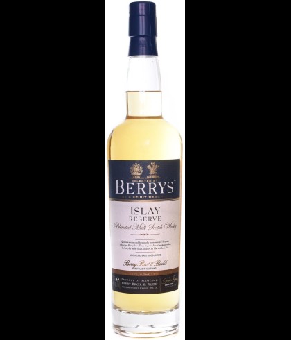 Fles Islay Reseve Old Berry's Own Islay Blended Whisky, whisky, op voorraad bij slijterij t Bockje in Bathmen