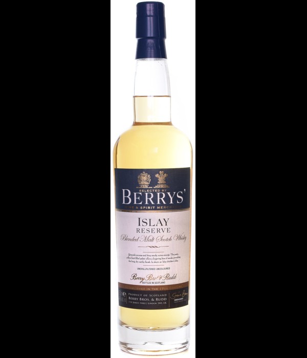 Islay Reseve Old Berry’s Own Islay Blended Whisky bij t Bockje in Bathmen