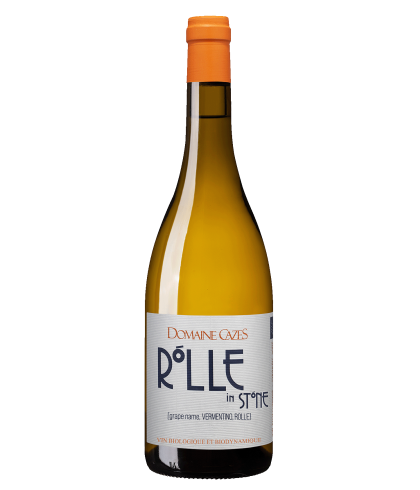 Fles Domaine Cazes Rolle in Stone Vermentino, wijn op voorraad bij slijterij t Bockje in Bathmen