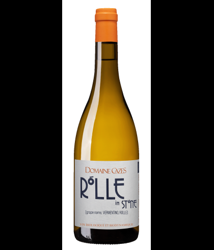 Fles Domaine Cazes Rolle in Stone Vermentino, wijn op voorraad bij slijterij t Bockje in Bathmen