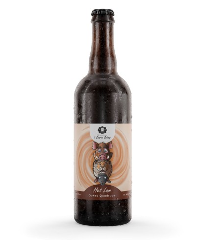 't Zwarte Schoap Het Lam Oaked Quadrupel, bier op voorraad bij slijterij t Bockje in Bathmen